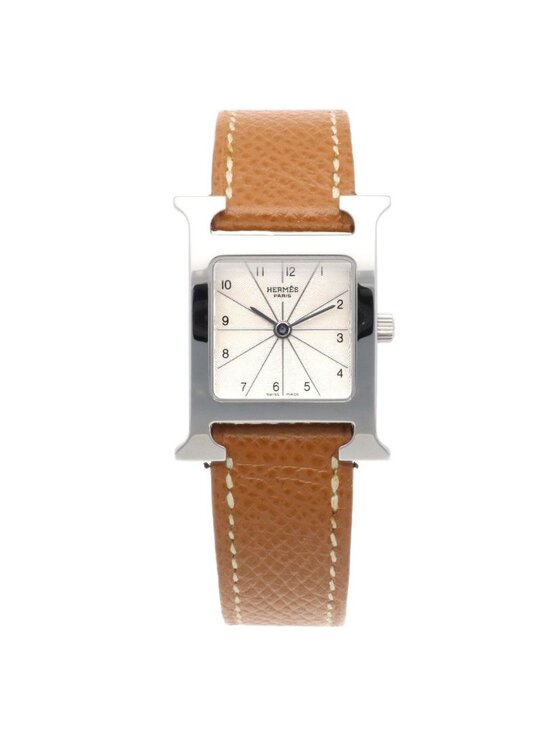 Hermes Watch Stainless Steel Quartz Overhauled
